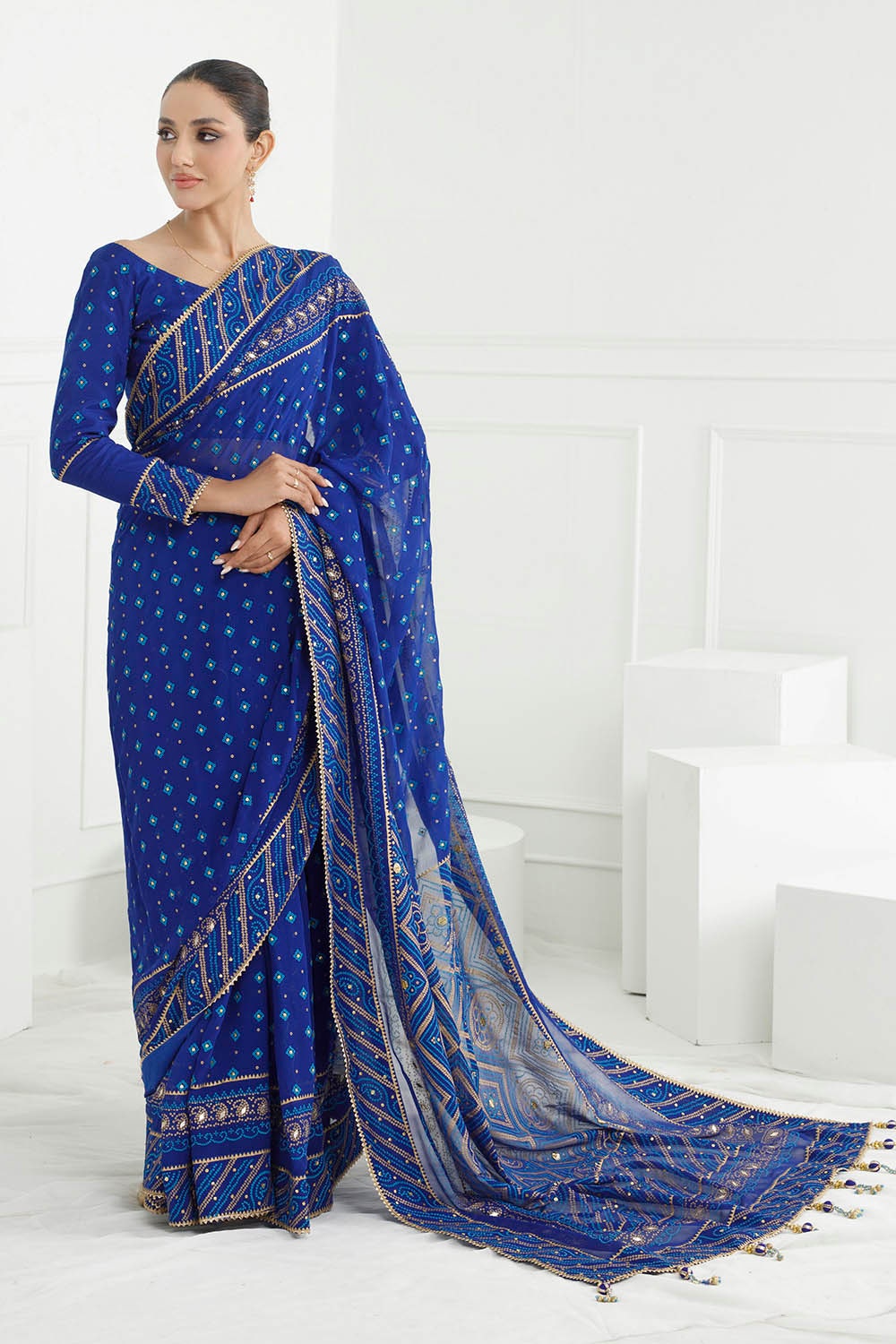 Gul Ahmed | Chunri Lawn 25 | PRS-52002 B - Official Gul Ahmed stockist in UK - Sakeena London