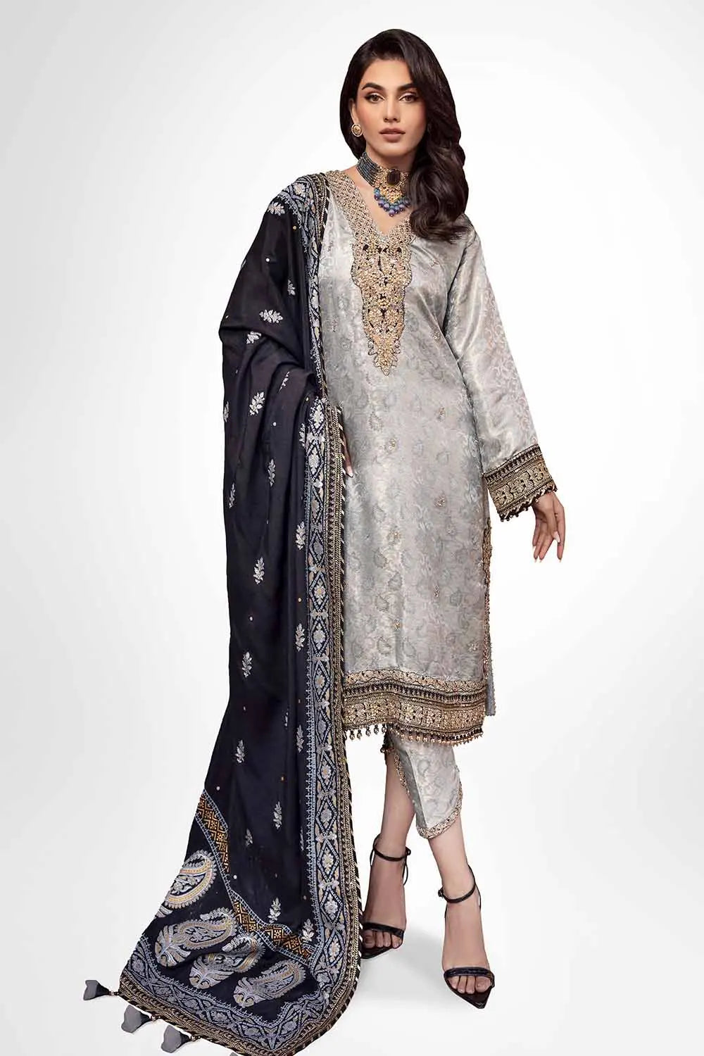Gul Ahmed | Wedding Collection 24 | PRW-32073 - Official Gul Ahmed stockist in UK - Sakeena London