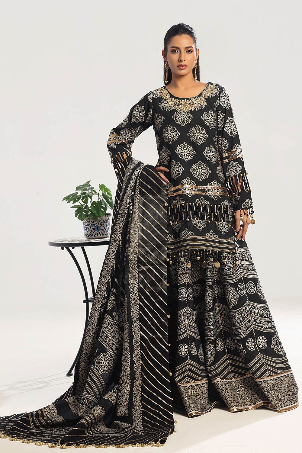 Gul Ahmed | Chunri Lawn 25 | PRW-32083 - Official Gul Ahmed stockist in UK - Sakeena London
