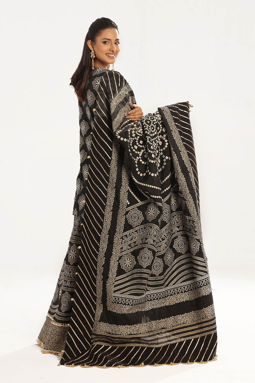 Gul Ahmed | Chunri Lawn 25 | PRW-32083 - Official Gul Ahmed stockist in UK - Sakeena London