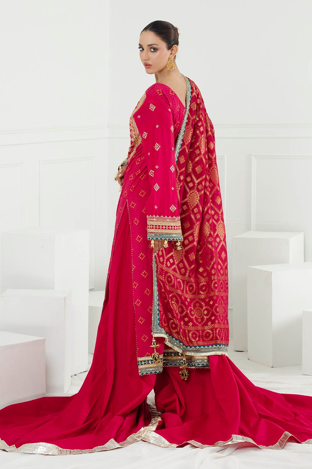 Gul Ahmed | Chunri Lawn 25 | PRW-42004 - Official Gul Ahmed stockist in UK - Sakeena London