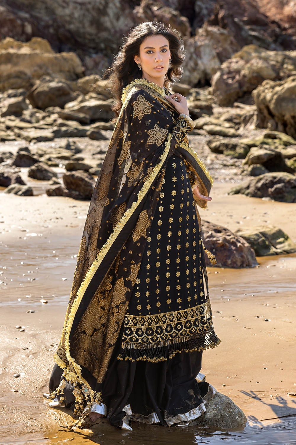 Gul Ahmed | Chunri Lawn 25 | PRW-42005 - Official Gul Ahmed stockist in UK - Sakeena London