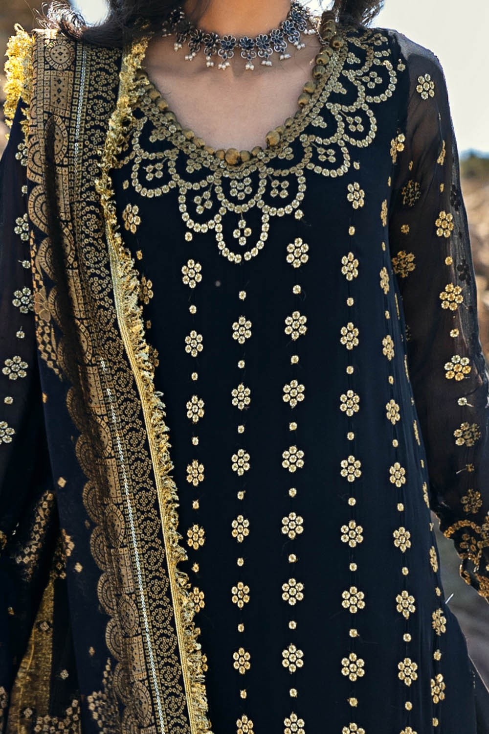 Gul Ahmed | Chunri Lawn 25 | PRW-42005 - Official Gul Ahmed stockist in UK - Sakeena London