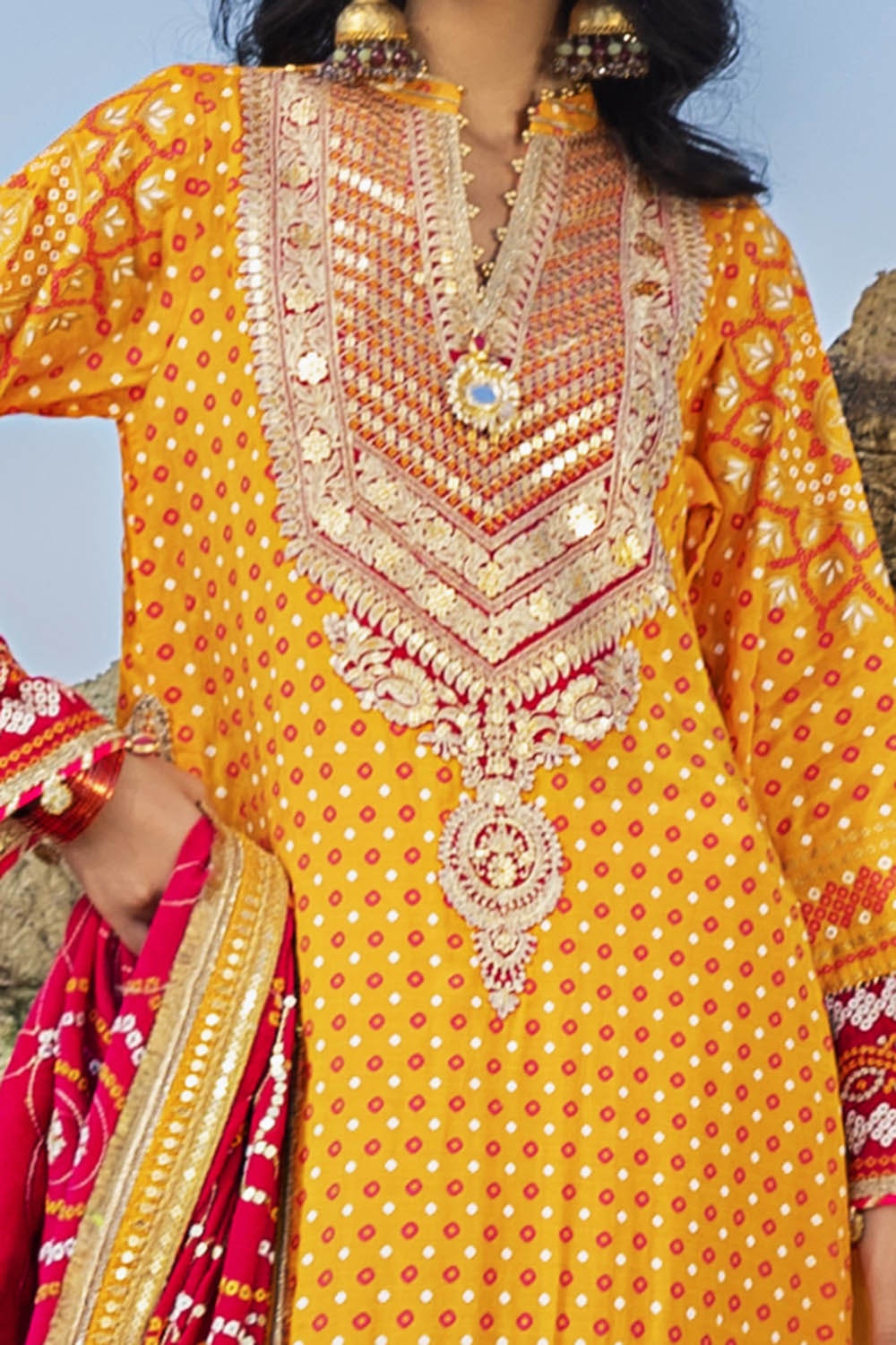 Gul Ahmed | Chunri Lawn 25 | PRW-42006 - Official Gul Ahmed stockist in UK - Sakeena London