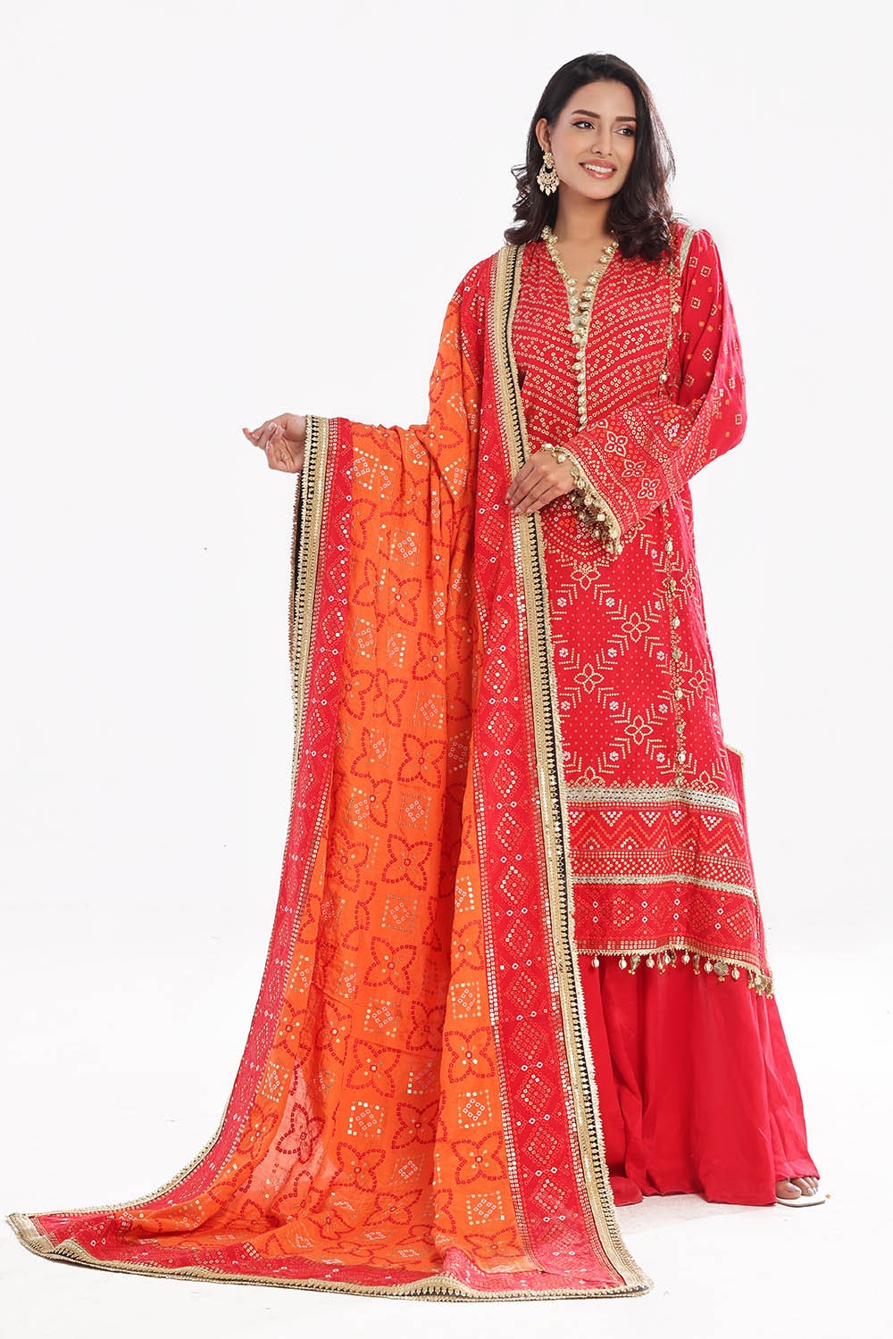 Gul Ahmed | Chunri Lawn 25 | PRW-42007 - Official Gul Ahmed stockist in UK - Sakeena London