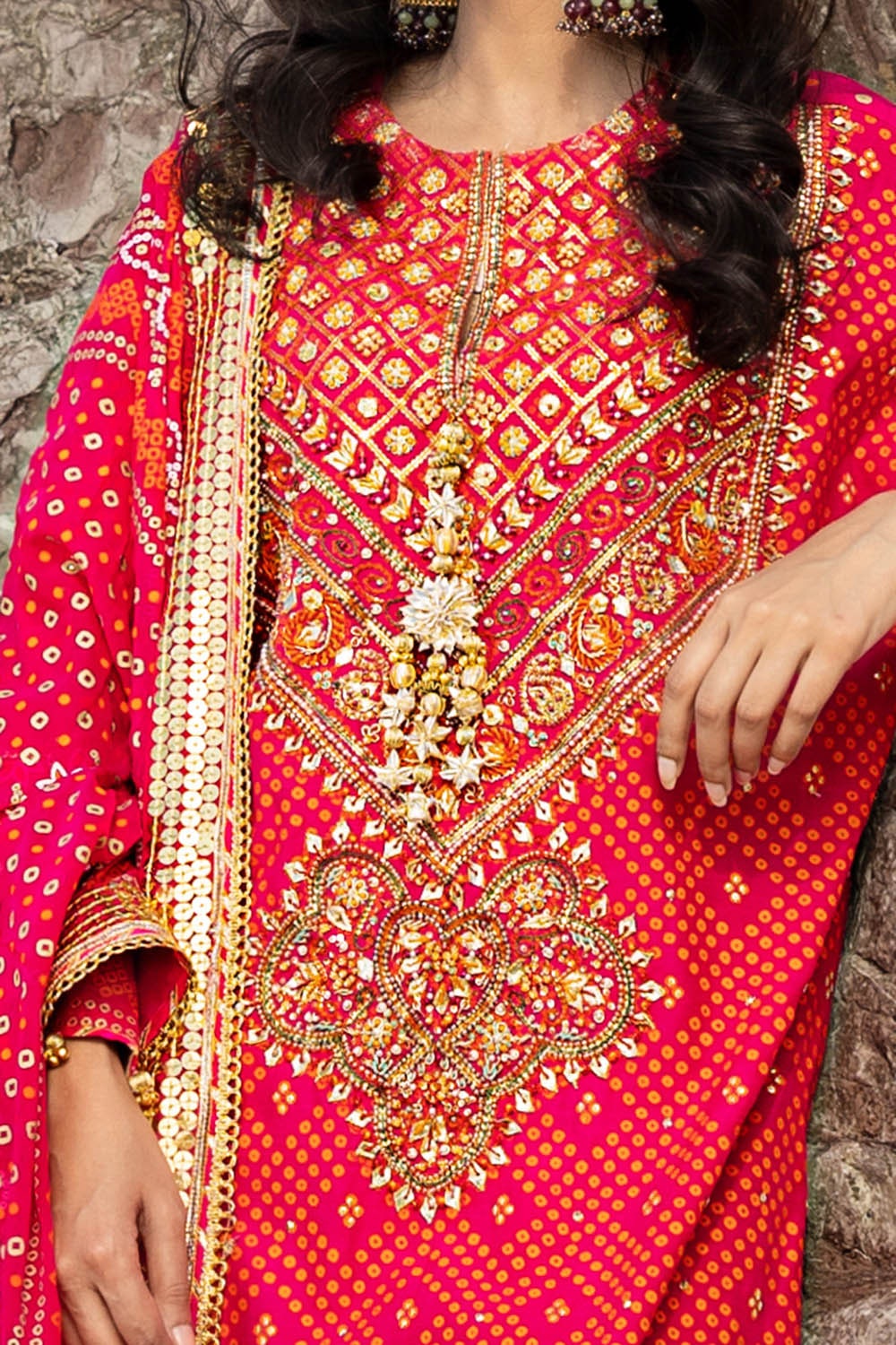 Gul Ahmed | Chunri Lawn 25 | PRW-52019 - Official Gul Ahmed stockist in UK - Sakeena London