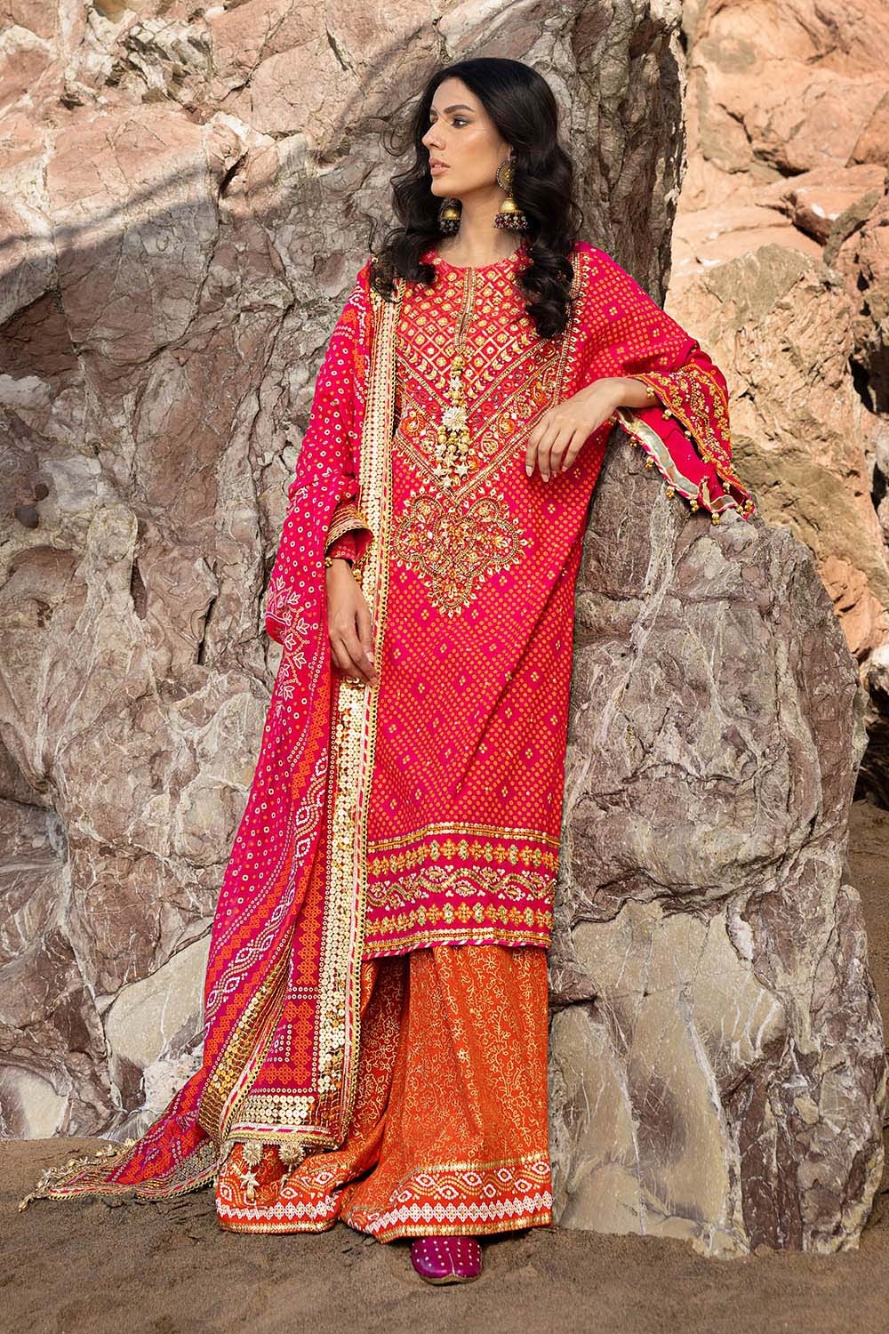 Gul Ahmed | Chunri Lawn 25 | PRW-52019 - Official Gul Ahmed stockist in UK - Sakeena London