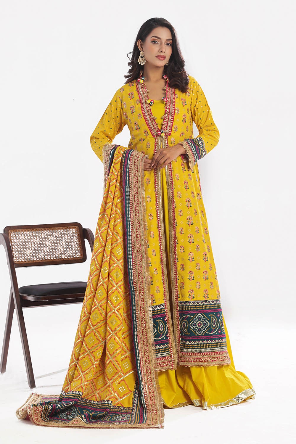 Gul Ahmed | Chunri Lawn 25 | PRW-52020 - Official Gul Ahmed stockist in UK - Sakeena London