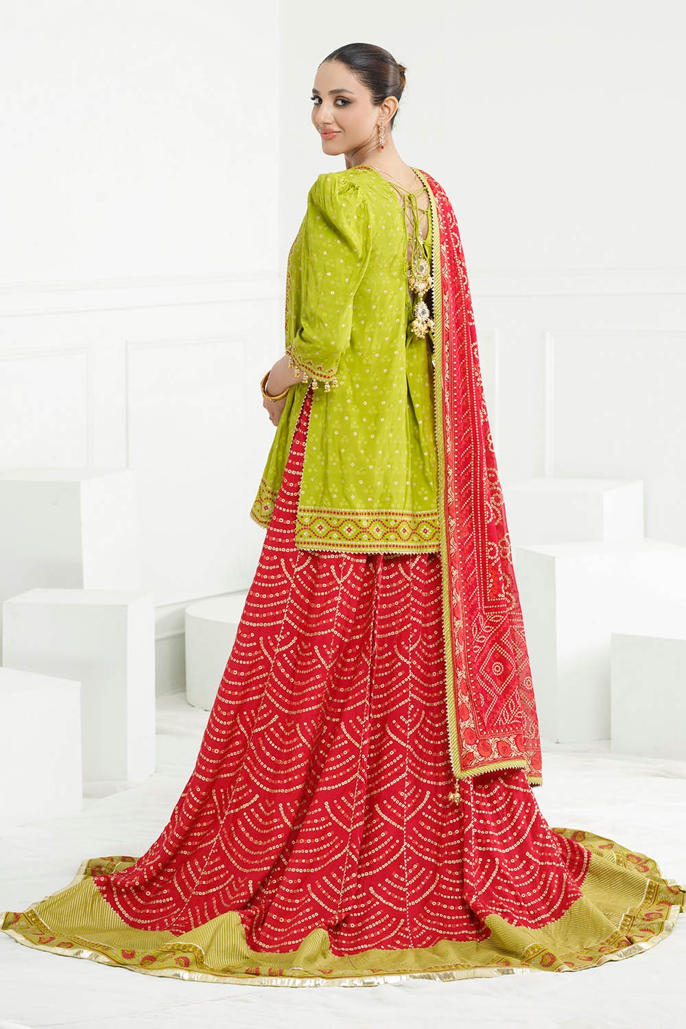 Gul Ahmed | Chunri Lawn 25 | PRW-52021 - Official Gul Ahmed stockist in UK - Sakeena London