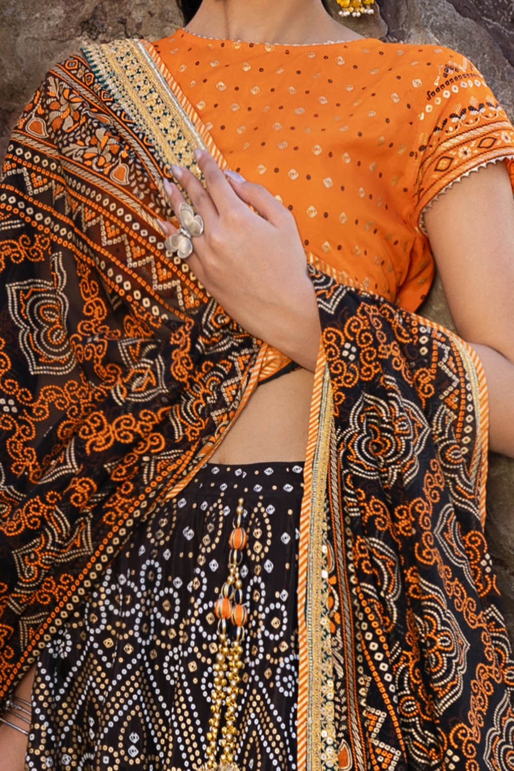 Gul Ahmed | Chunri Lawn 25 | PRW-52022 - Official Gul Ahmed stockist in UK - Sakeena London