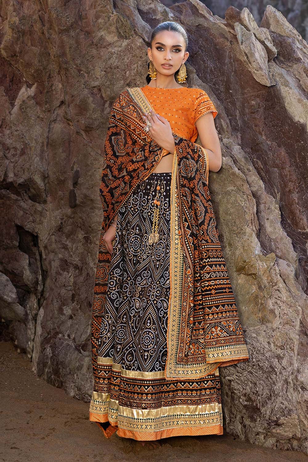 Gul Ahmed | Chunri Lawn 25 | PRW-52022 - Official Gul Ahmed stockist in UK - Sakeena London