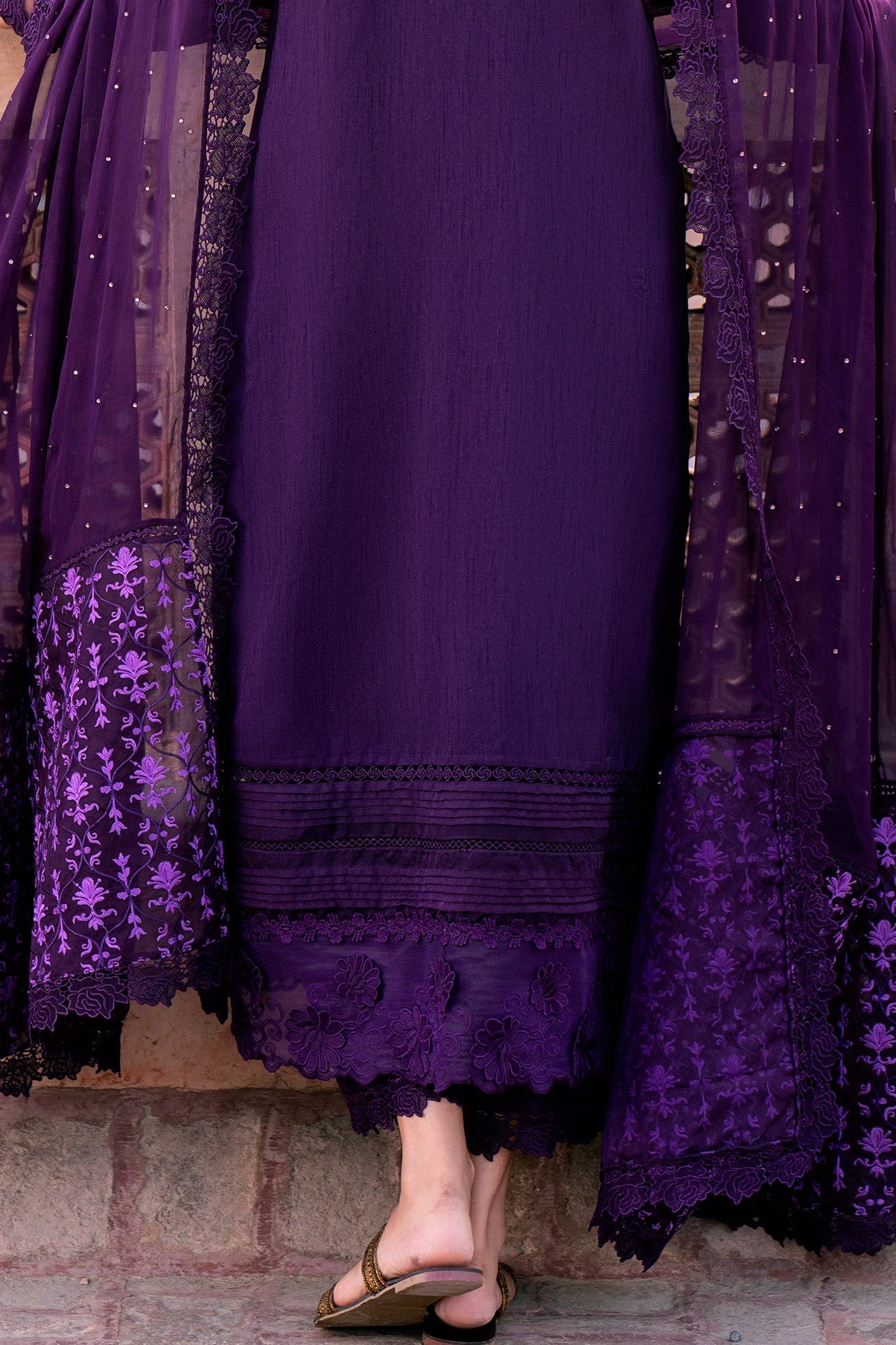 Fozia Khalid | Kahani Silk Luxury Dresses | Manal - Official Fozia Khalid stockist in UK - Sakeena London