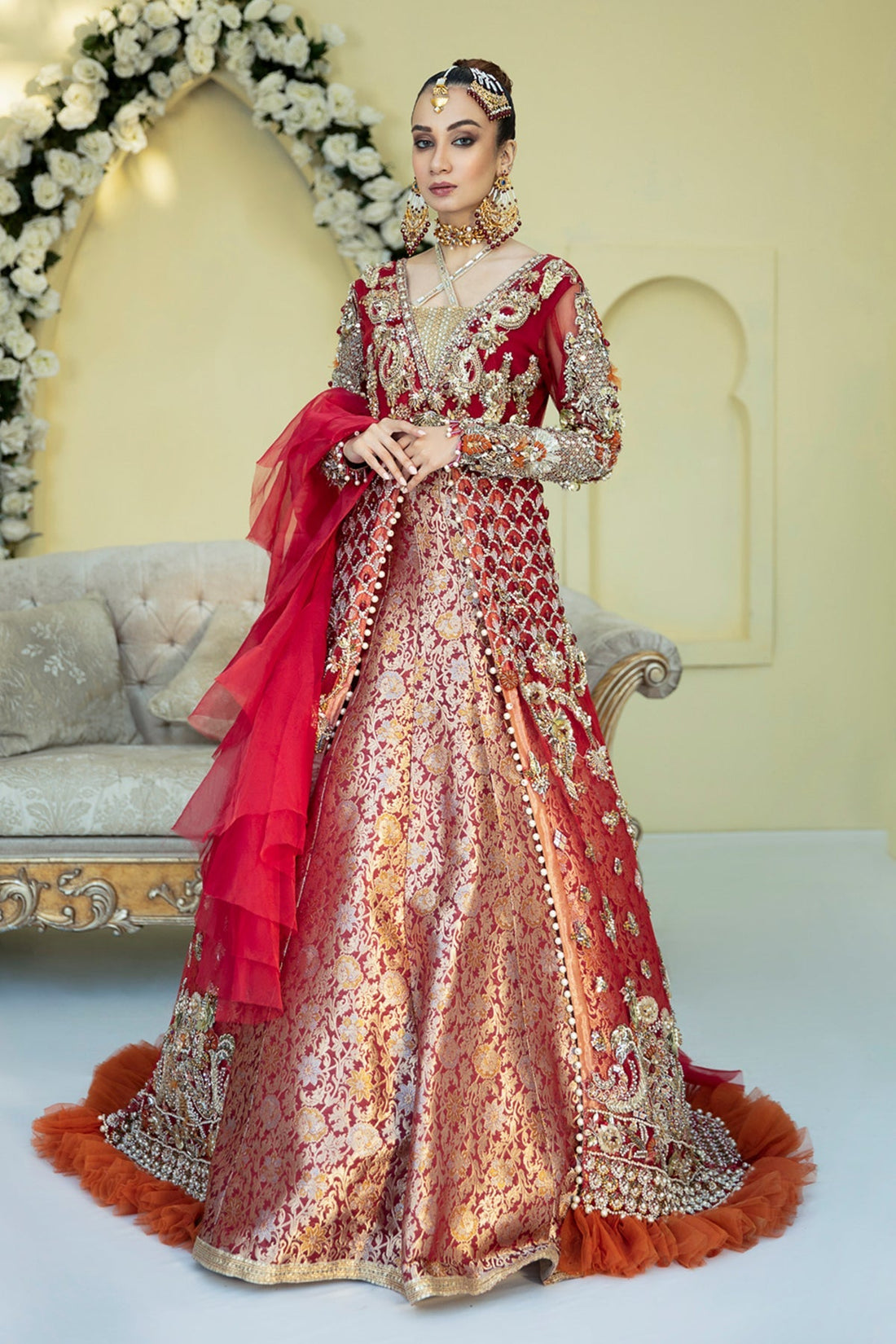 AJR Couture | Bridals Collection | Adelia - Official AJR Couture stockist in UK - Sakeena London