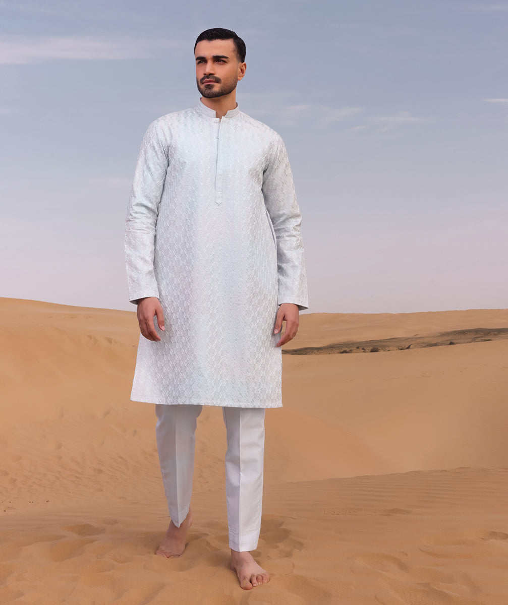 Pakistani Menswear | QAL-JS-03 - Official Sakeena London Ltd. stockist in UK - Sakeena London