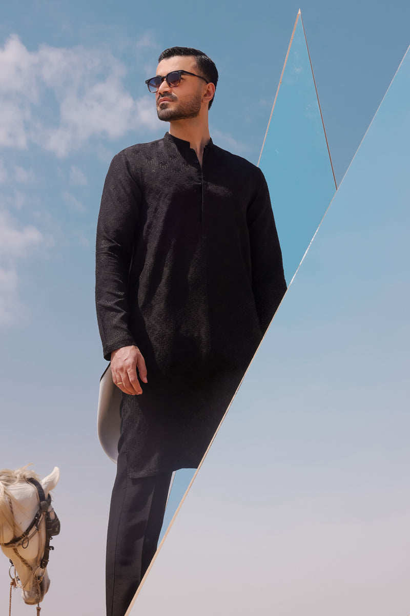 Pakistani Menswear | QAL-JS-05 - Official Sakeena London Ltd. stockist in UK - Sakeena London