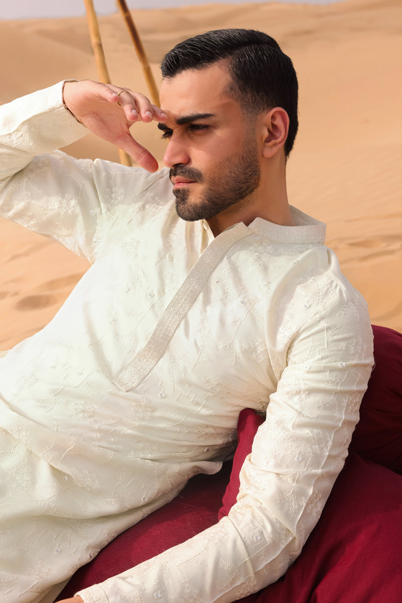 Pakistani Menswear | QAL-JS-04 - Official Sakeena London Ltd. stockist in UK - Sakeena London