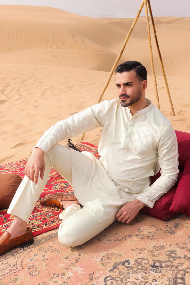 Pakistani Menswear | QAL-JS-04 - Official Sakeena London Ltd. stockist in UK - Sakeena London