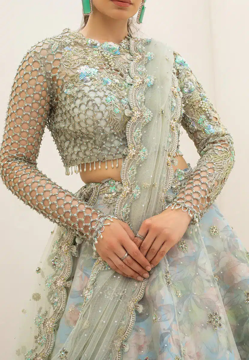 Qalamkar | Couture 23 | C-01 ZERLIN - Official Qalamkar stockist in UK - Sakeena London