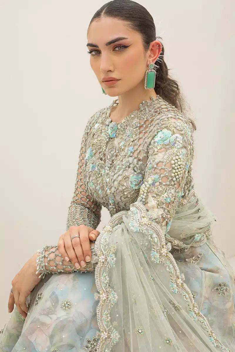 Qalamkar | Couture 23 | C-01 ZERLIN - Official Qalamkar stockist in UK - Sakeena London