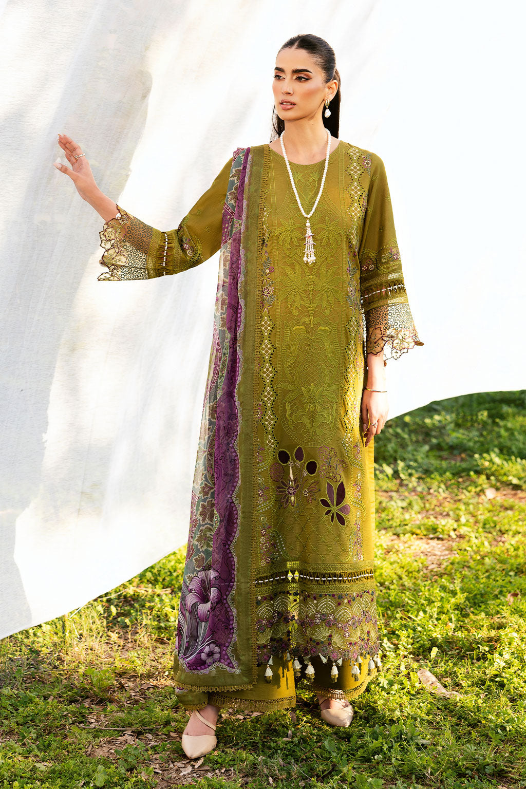 Ramsha | Riwayat Lawn Collection | Y-1303 - Official Ramsha stockist in UK - Sakeena London