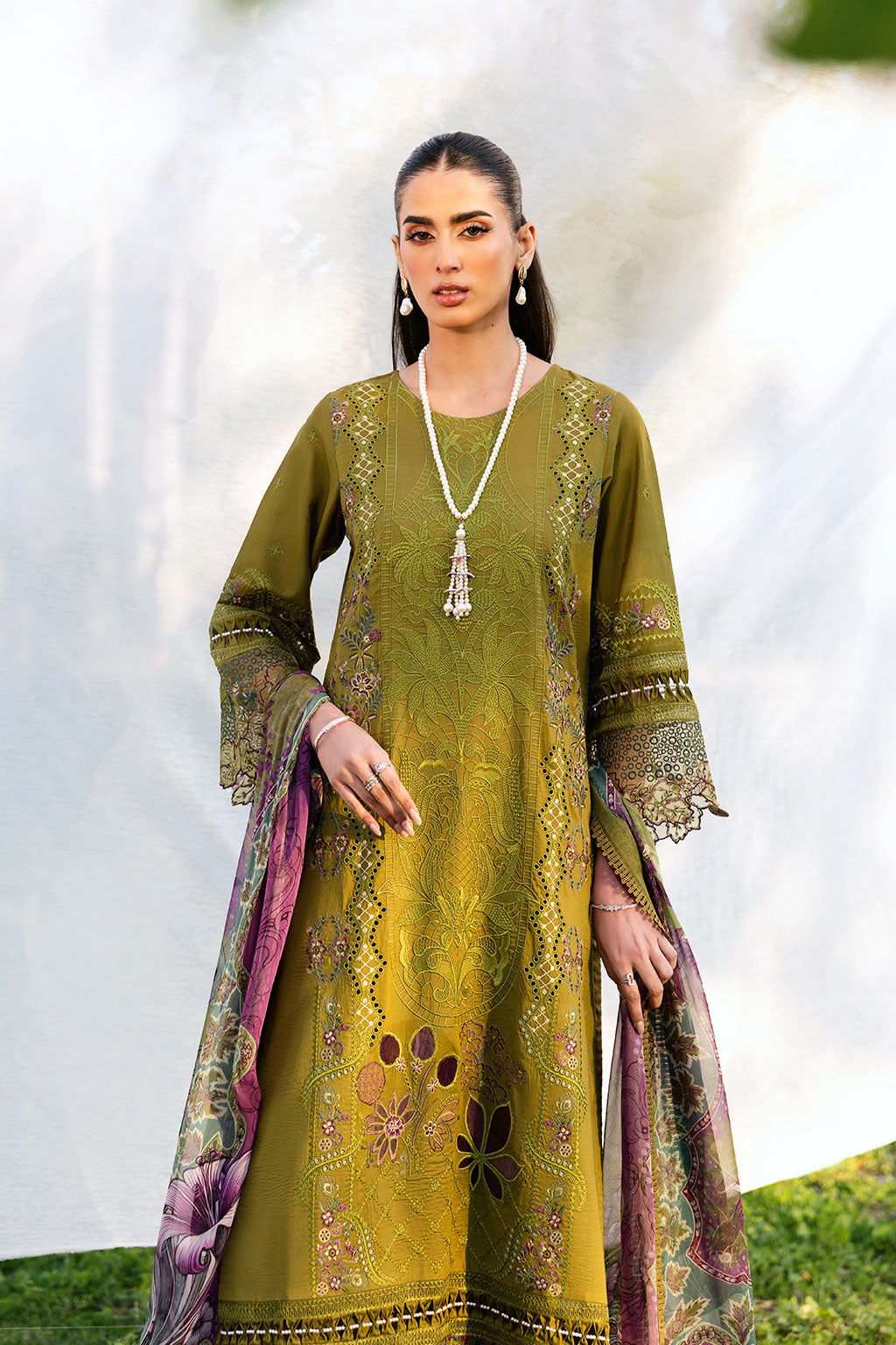 Ramsha | Riwayat Lawn Collection | Y-1303 - Official Ramsha stockist in UK - Sakeena London