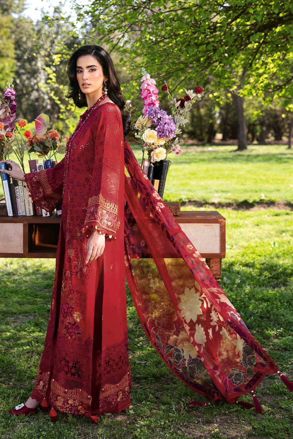 Ramsha | Riwayat Lawn Collection | Y-1309 - Official Ramsha stockist in UK - Sakeena London