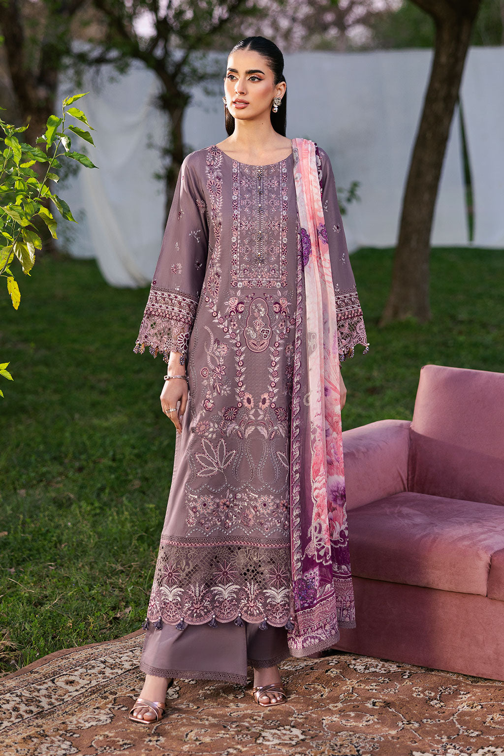 Ramsha | Riwayat Lawn Collection | Y-1310 - Official Ramsha stockist in UK - Sakeena London