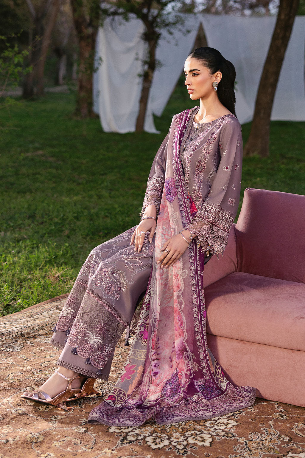 Ramsha | Riwayat Lawn Collection | Y-1310 - Official Ramsha stockist in UK - Sakeena London