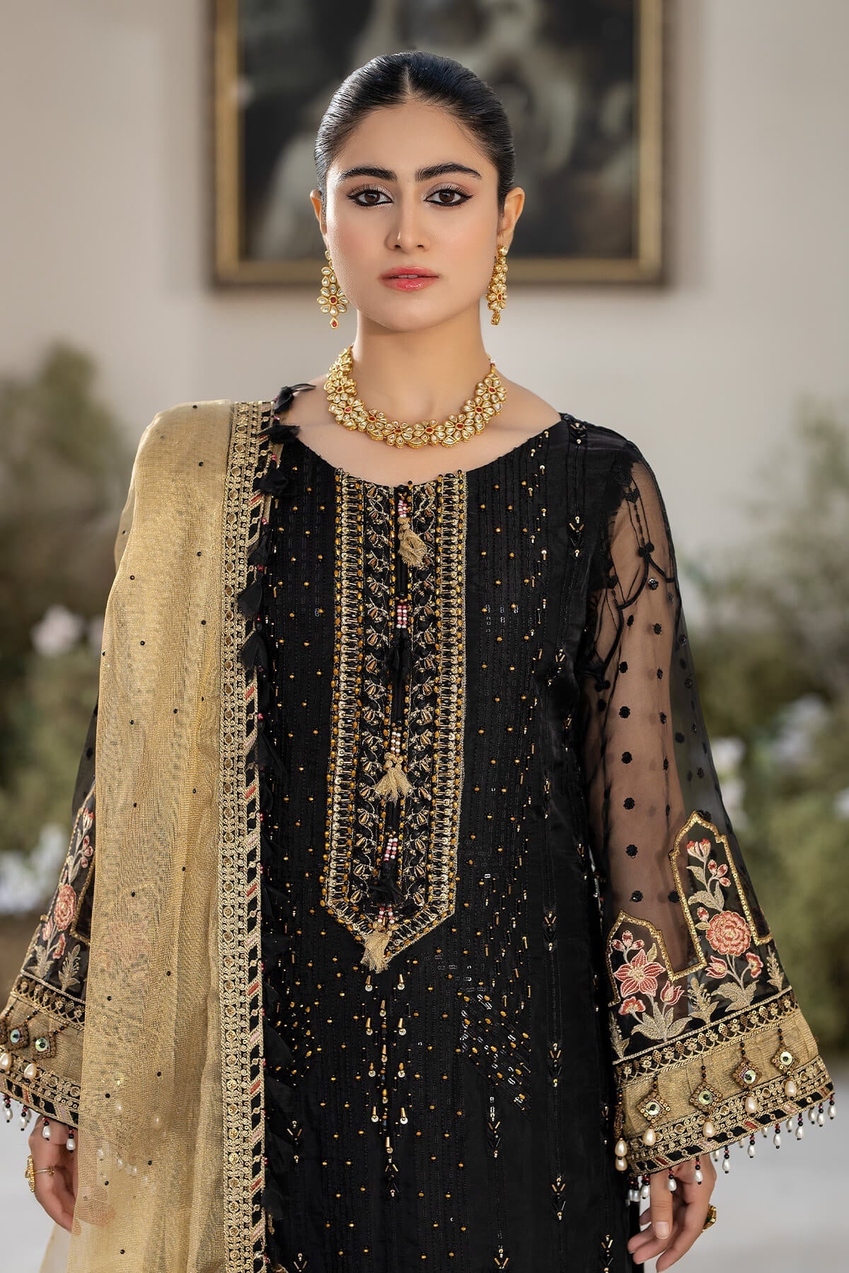 Raeesa Premium | Dehleez Formals | DL-1017 Nightingale - Official Raeesa Premium stockist in UK - Sakeena London