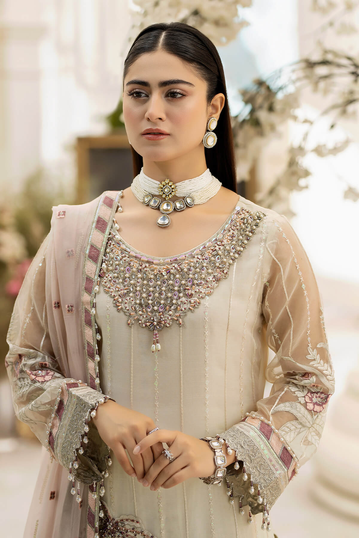 Raeesa Premium | Dehleez Formals | DL-1018 Mehtaab - Official Raeesa Premium stockist in UK - Sakeena London
