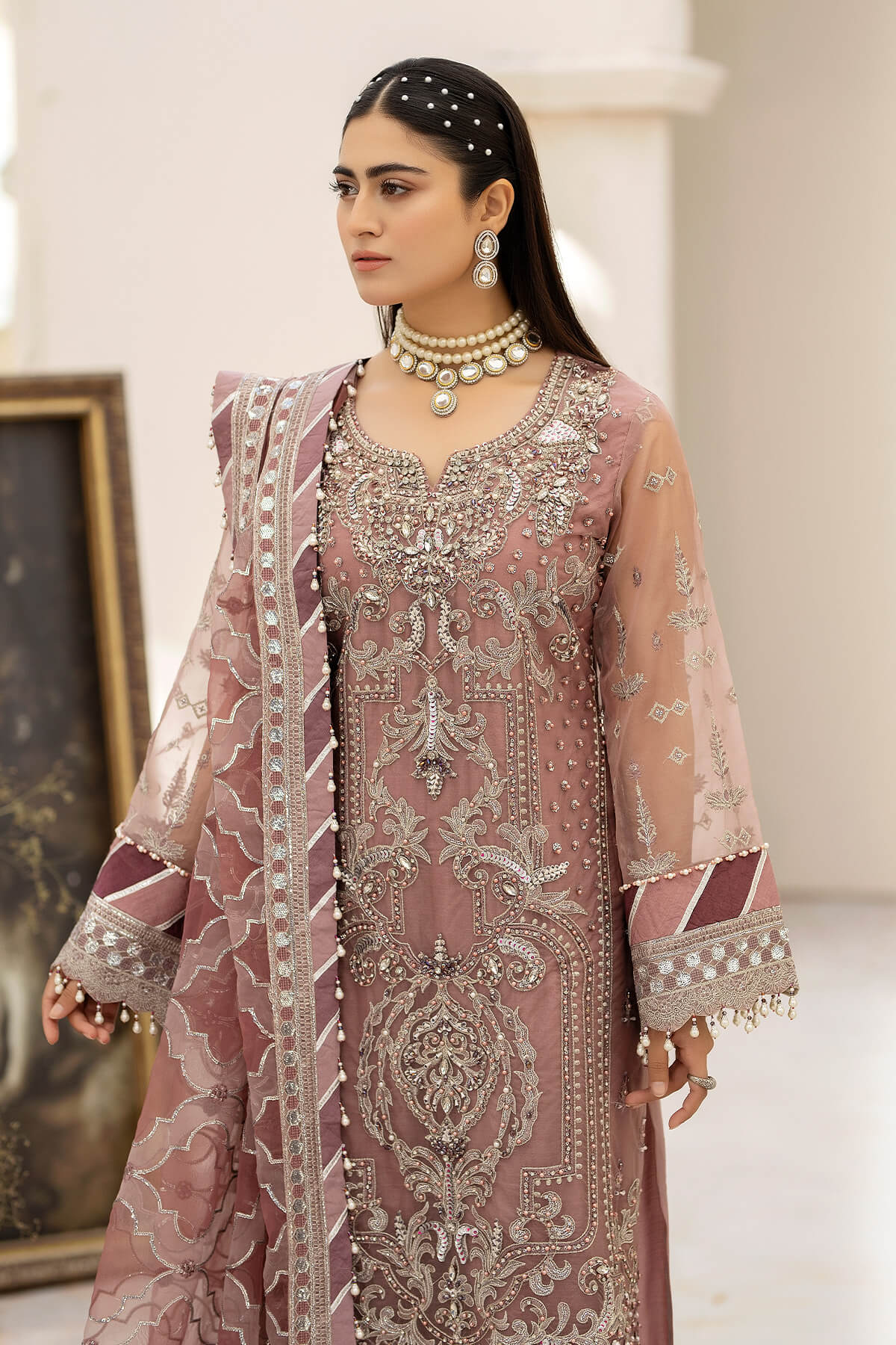 Raeesa Premium | Dehleez Formals | DL-1012 Persian Jewel - Official Raeesa Premium stockist in UK - Sakeena London