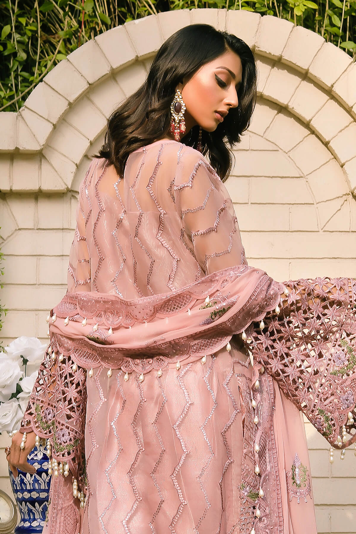 Raeesa Premium | Wajadan Wedding Formals | WD-7 Opera Mauve - Official Raeesa Premium stockist in UK - Sakeena London