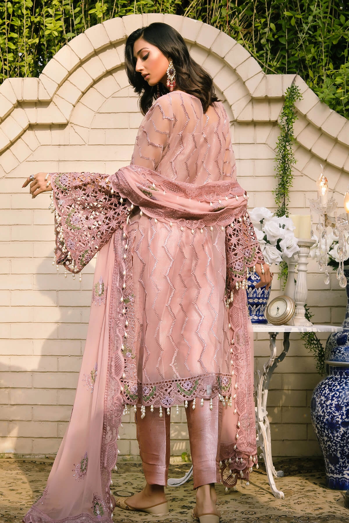 Raeesa Premium | Wajadan Wedding Formals | WD-7 Opera Mauve - Official Raeesa Premium stockist in UK - Sakeena London