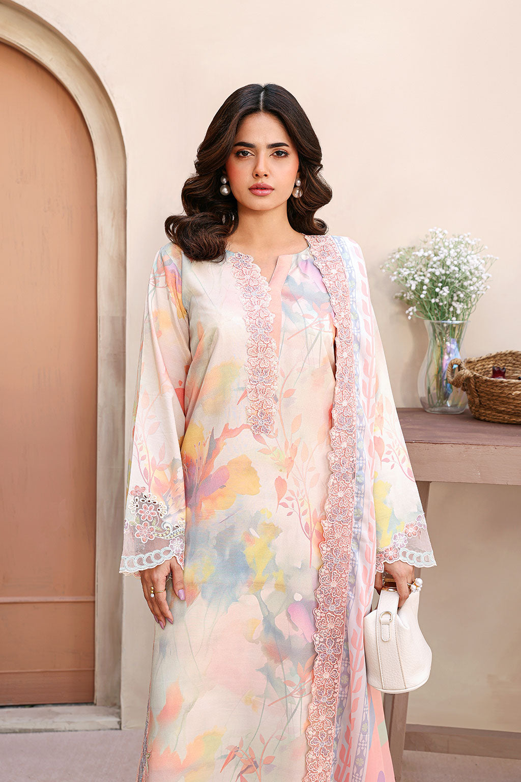 Ramsha | Naqsh Embroidered Rawsilk | RS-01