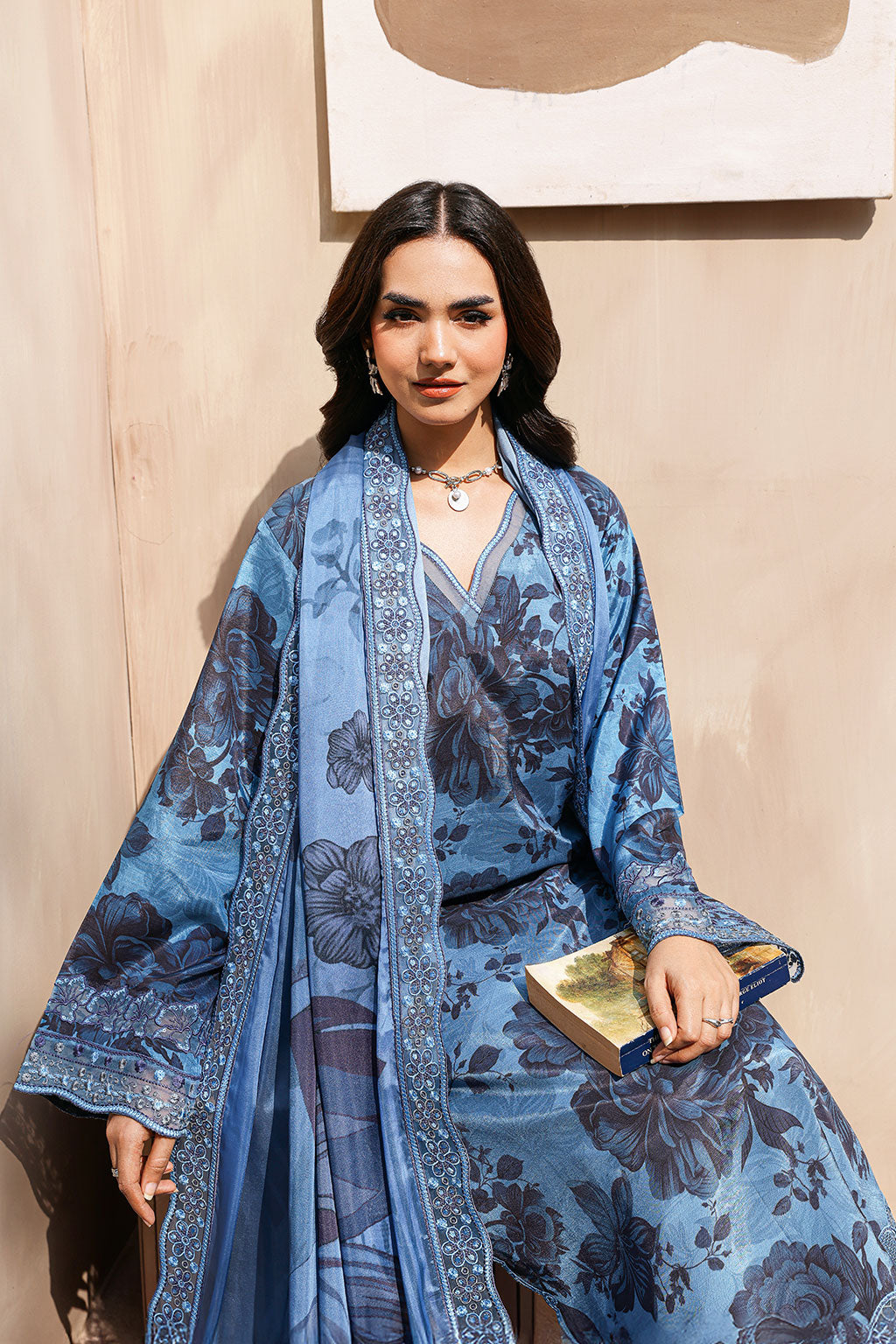 Ramsha | Naqsh Embroidered Rawsilk | RS-05