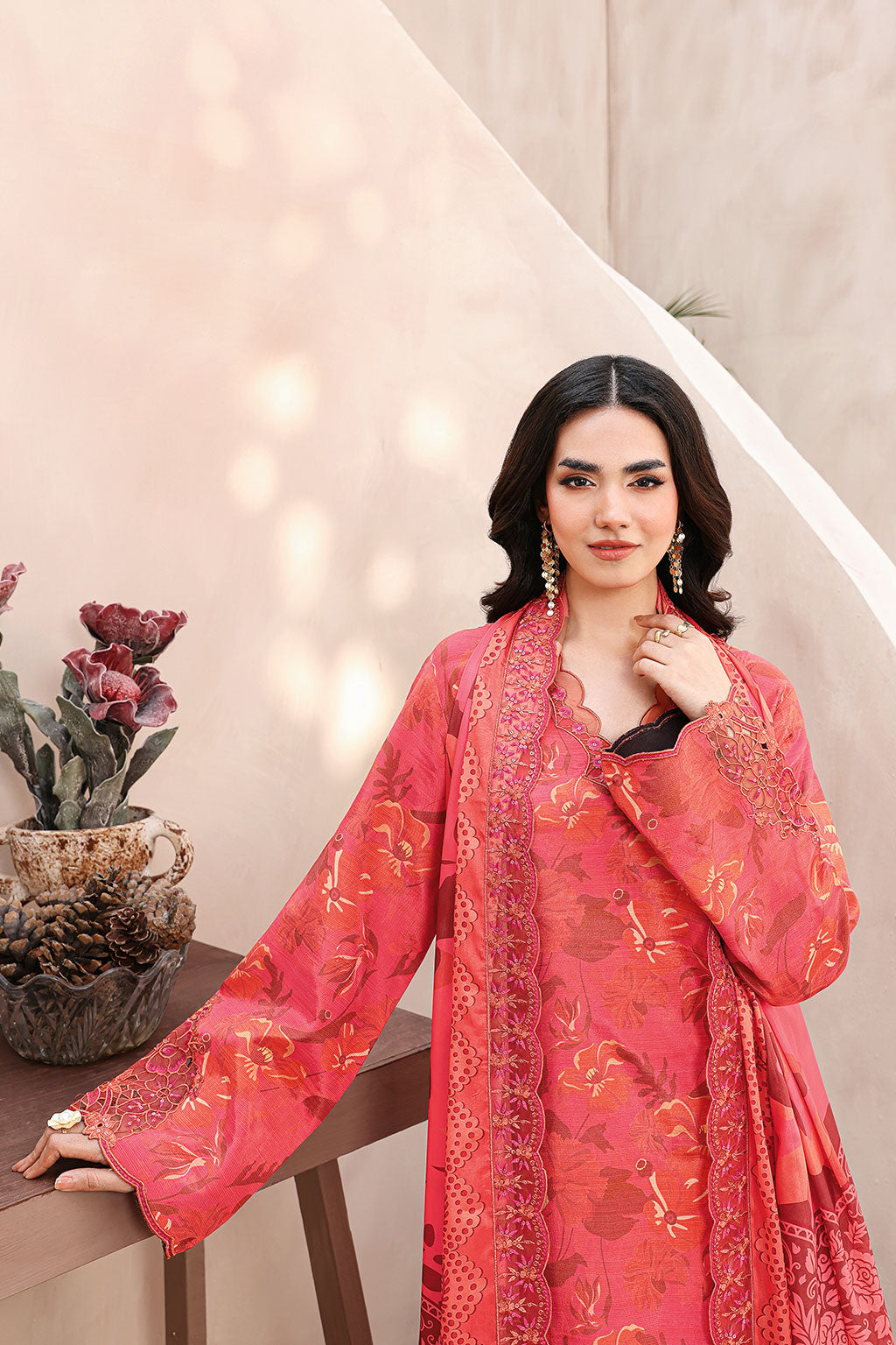 Ramsha | Naqsh Embroidered Rawsilk | RS-06