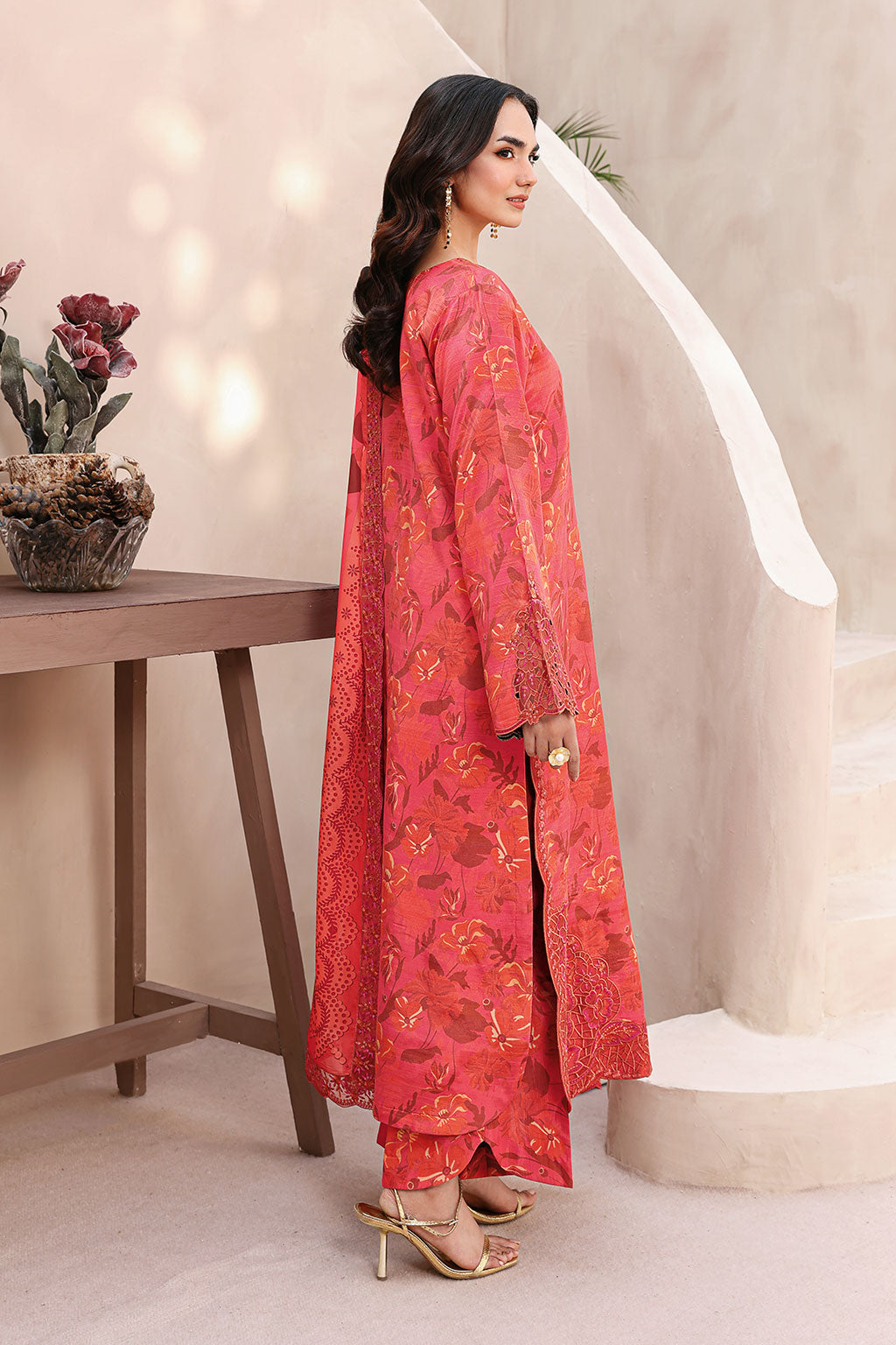 Ramsha | Naqsh Embroidered Rawsilk | RS-06