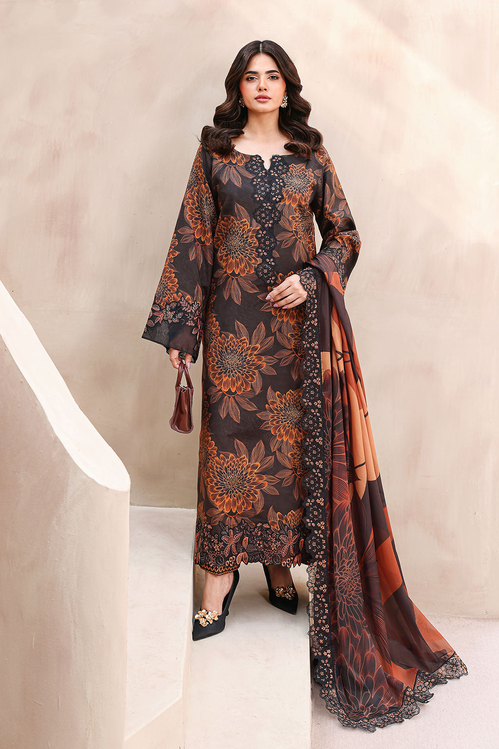 Ramsha | Naqsh Embroidered Rawsilk | RS-02