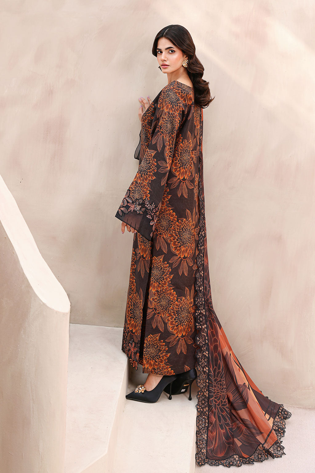 Ramsha | Naqsh Embroidered Rawsilk | RS-02