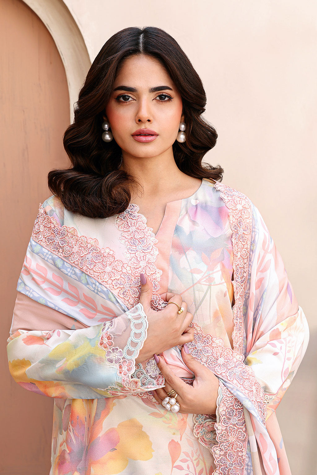 Ramsha | Naqsh Embroidered Rawsilk | RS-01