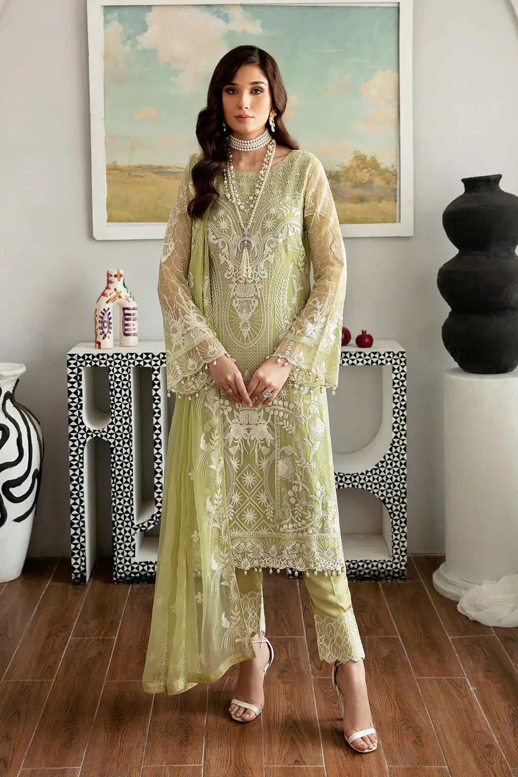 Ramsha | Rangoon Chiffon Collection | D-1105 - Official Ramsha stockist in UK - Sakeena London