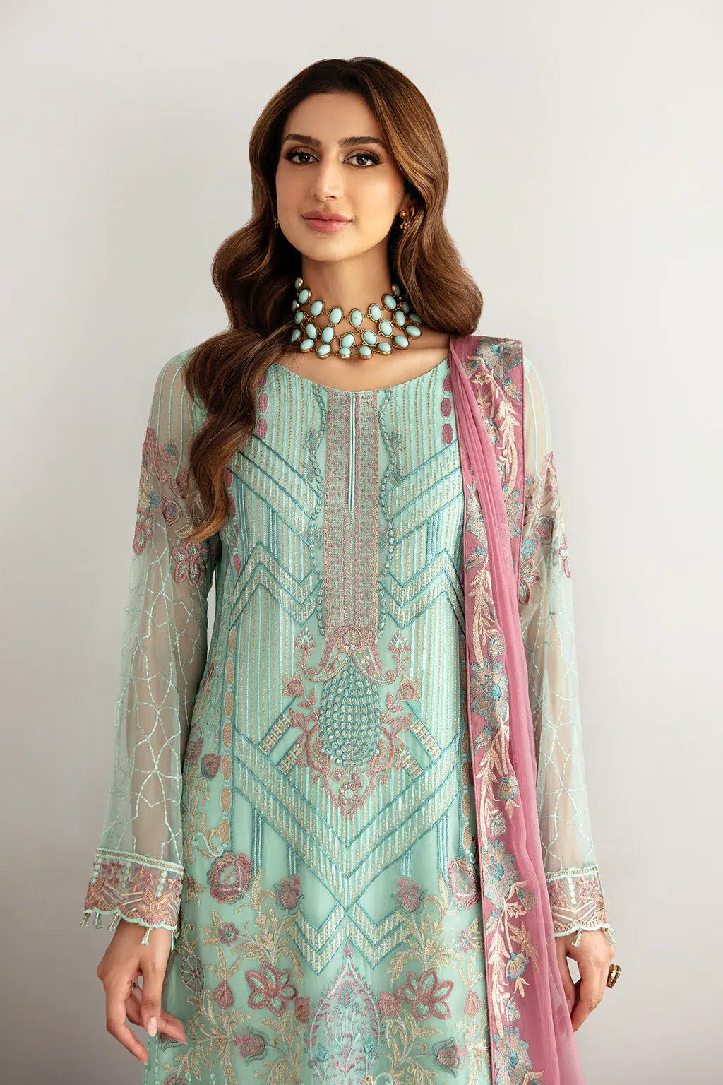 Ramsha | Rangoon Chiffon Collection | D-1107 - Official Ramsha stockist in UK - Sakeena London