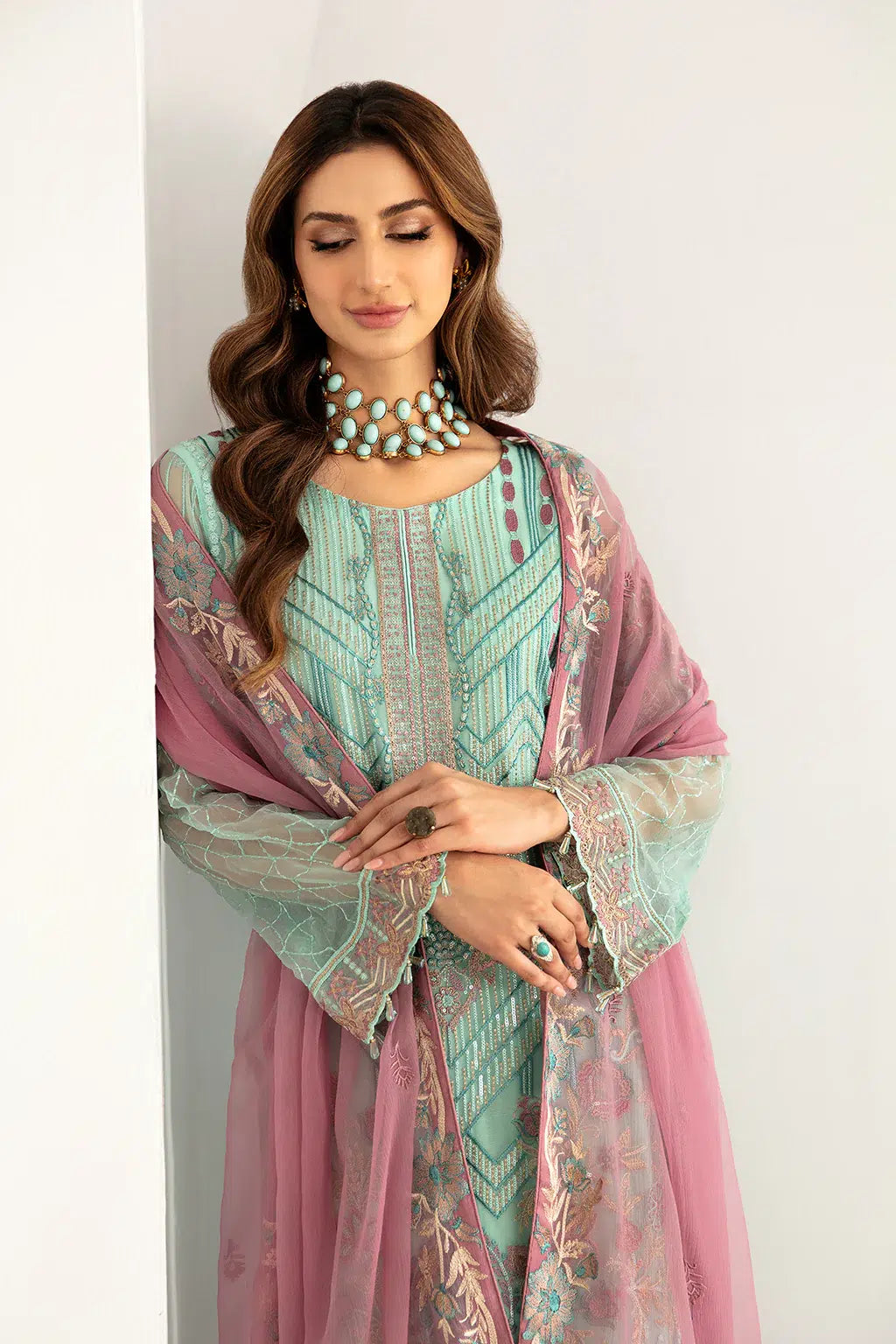 Ramsha | Rangoon Chiffon Collection | D-1107 - Official Ramsha stockist in UK - Sakeena London