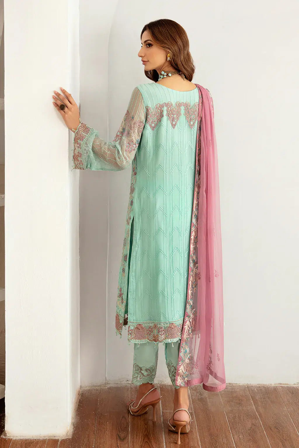 Ramsha | Rangoon Chiffon Collection | D-1107 - Official Ramsha stockist in UK - Sakeena London