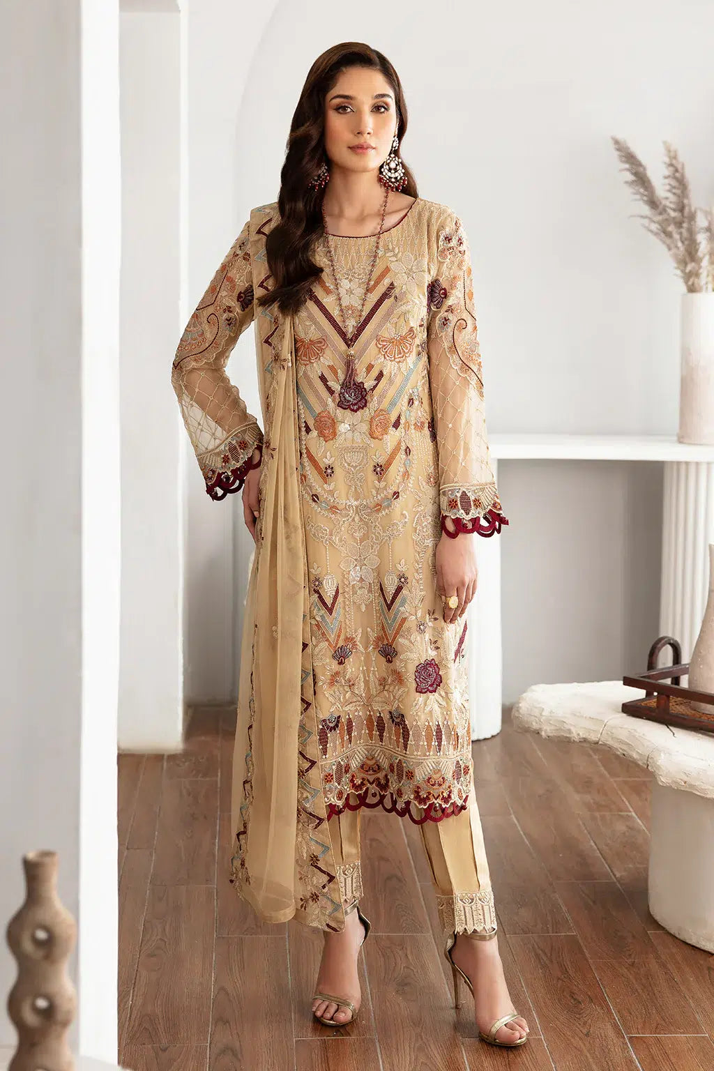 Ramsha | Rangoon Chiffon Collection | D-1108 - Official Ramsha stockist in UK - Sakeena London