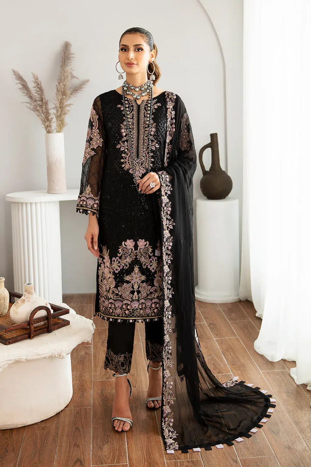 Ramsha | Rangoon Chiffon Collection | D-1106 - Official Ramsha stockist in UK - Sakeena London