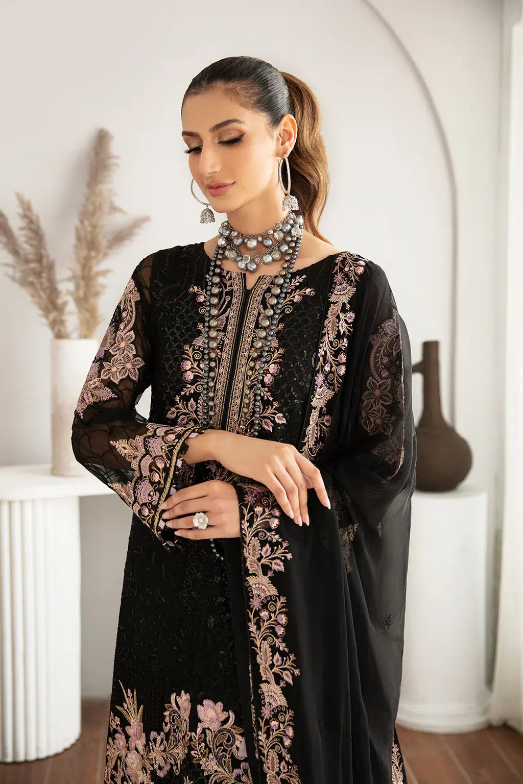 Ramsha | Rangoon Chiffon Collection | D-1106 - Official Ramsha stockist in UK - Sakeena London