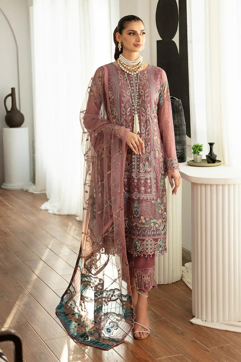 Ramsha | Rangoon Chiffon Collection | D-1102 - Official Ramsha stockist in UK - Sakeena London