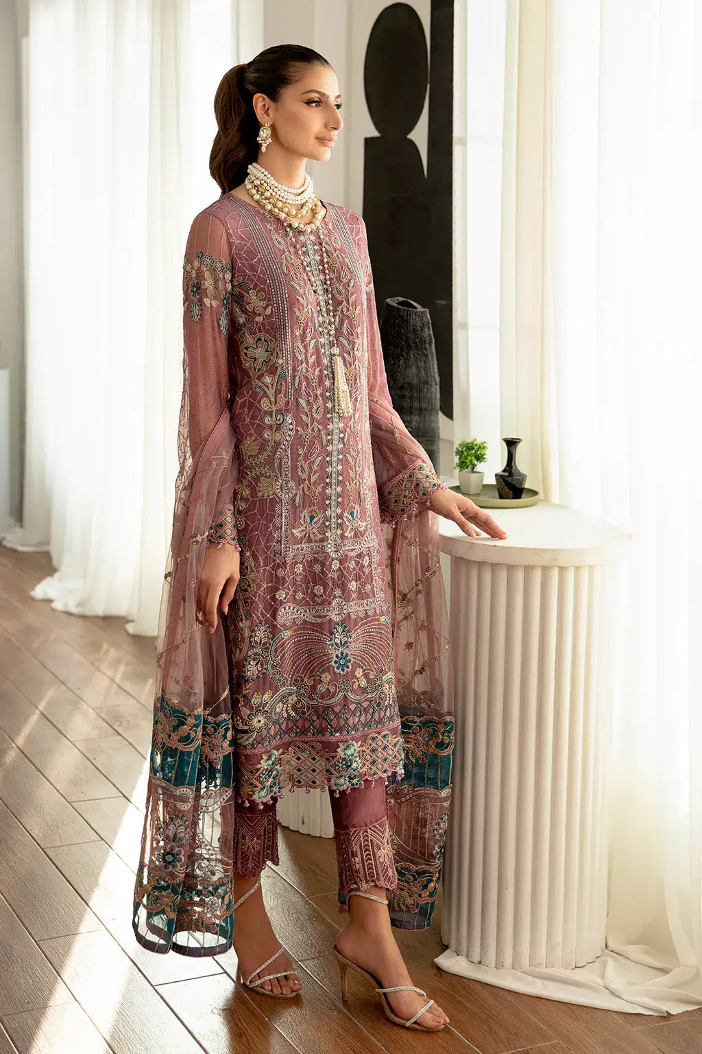 Ramsha | Rangoon Chiffon Collection | D-1102 - Official Ramsha stockist in UK - Sakeena London