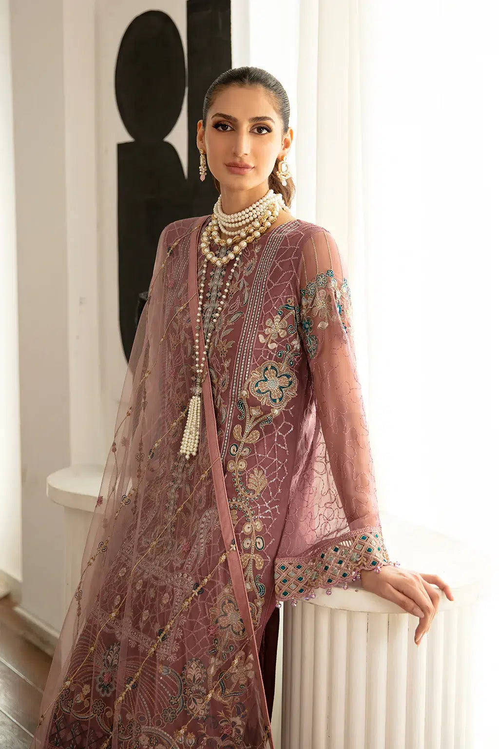 Ramsha | Rangoon Chiffon Collection | D-1102 - Official Ramsha stockist in UK - Sakeena London